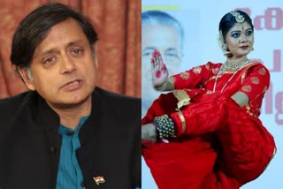 Dancer denied temple performance: Tharoor expresses disappointment  says art overruled by religion  Congress MP Shashi Tharoor on Mansia controversy  denial of permission to Mansia at the Iringalakuda Koodalmanikyam dance festival  Shashi Tharoor reacts denial of permission to Mansia  കൂടല്‍മാണിക്യം മൻസിയ നൃത്തവിവാദം  കൂടല്‍മാണിക്യം നൃത്തവിവാദത്തിൽ ശശി തരൂർ  മൻസിയ വിഷയത്തിൽ കോൺഗ്രസ് എംപി ശശി തരൂർ  കലയെ മതം കീഴടക്കി ശശി തരൂർ  art overruled by religion says Shashi Tharoor