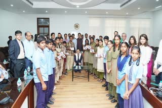 Tab Distribution to Government Children through Yuva Un-Stoppable