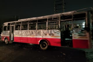 Gurugram bus fire