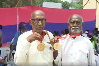 Nonagenarians win gold at local athletic meet