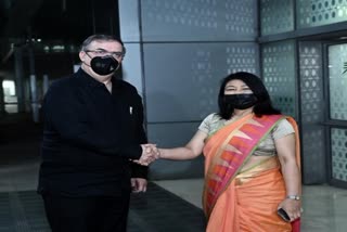 Mexican Foreign Minister Marcelo Ebrard Casaubon arrives in India