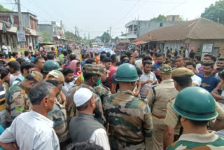 Mob lynching incident in Tripura