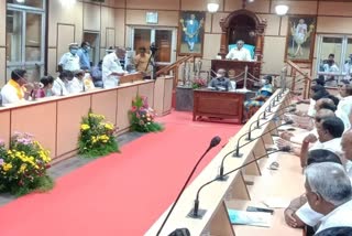 இடைக்கால பட்ஜெட்டை முதலமைச்சர் ரங்கசாமி தாக்கல் செய்தார் cm rangasamy presented Puducherry budget in assembly