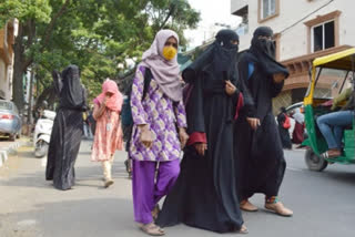 Hijab issue: 40 Muslim girls abstain from PU exams in Udupi