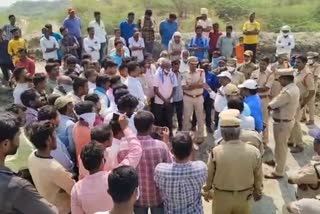 rachapally villagers protests