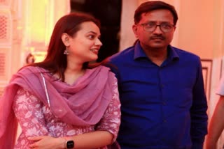 IAS Tina Dabi and Pradeep Gawande in Fashion show