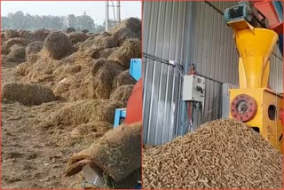 coal from stubble in Hisar