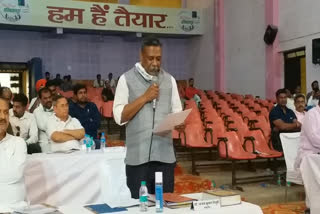 Ambikapur Mayor Ajay Tirkey presented the budget today