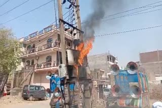 fire broke out transformer in Ballabhgarh