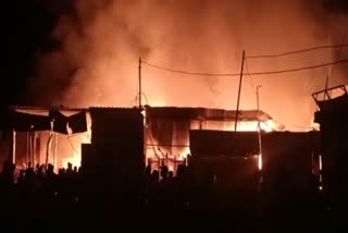 Fire in wood godown in Khandwa