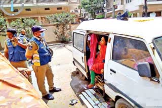 Telangana women living in car