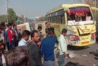 Road accident in satna