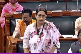 Women and Child development Minister Smriti Irani