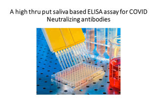 ಕೋವಿಡ್ ವಿರುದ್ಧ ಪ್ರತಿಕಾಯಗಳನ್ನು ಪರೀಕ್ಷಿಸಲು ಲಾಲಾರಸ ಆಧಾರಿತ ಪರೀಕ್ಷಾ ಕಿಟ್​ ತಯಾರು
