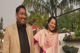 Uttarakhand DGP Ashok Kumar and his wife Alaknanda