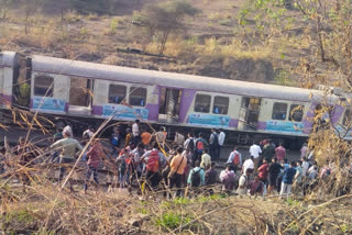 लोकल रेल्वेची म्हशीला धडक.. लोकल सेवा विस्कळीत.. दोन म्हशींचा मृत्यू