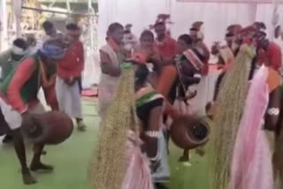 Baiga tribe perform traditional folk dance at Bhoramdev Mahotsav 2022
