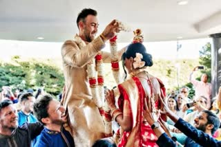 Maxwell & Vini Marriage:  ਤਾਮਿਲ ਰੀਤੀ-ਰਿਵਾਜਾਂ ਅਨੁਸਾਰ ਰਚਾਇਆ ਵਿਆਹ