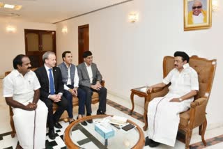 chess olympiad fide president arkady dvorkovich  arkady dvorkovich meets cm stalin  arkady dvorkovich  tamil nadu cm stalin  சர்வதேச சதுரங்க கூட்டமைப்பின் தலைவர்  டிவோர்கோச் ஆர்கடி  ஸ்டாலினை சந்தித்த டிவோர்கோச் ஆர்கடி