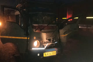 mini truck and auto collision on behror highway