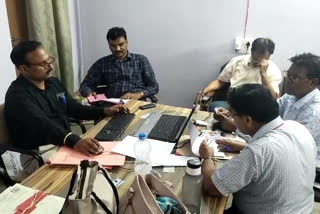 Lokayukt raid at district Panchayat office