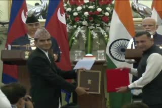 PM Modi & Nepal Deuba jointly inaugurate cross-border passenger train services between Jaynagar (India) and Kurtha (Nepal)