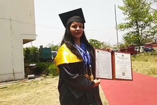 Rishika Kaushik get six gold medals at third convocation of Ranchi Law University