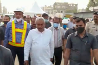 cm nitish kumar inspected patna metro project