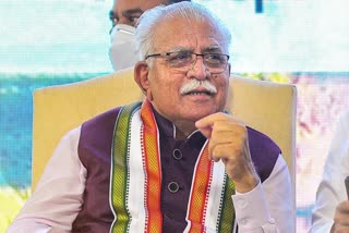 Manohar Lal Khattar in Karnal