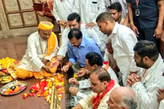 Kamal Nath reached Sehore Bijasan Mata Temple