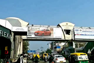 Pedestrian Walkway under smart city projects in Jaipur