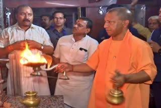UP CM offers prayers at Kaal Bhairav temple