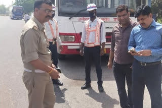 Strict action is being taken for breaking traffic rules in noida