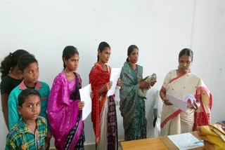 women approaches to district administrator for justice in subarnapur