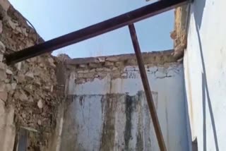 School Building Damaged In Charkhi Dadri