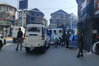 Firing at maisima srinagar two crpf personal injured