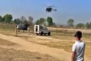 Emergency landing of army helicopter in Himachal Pradesh
