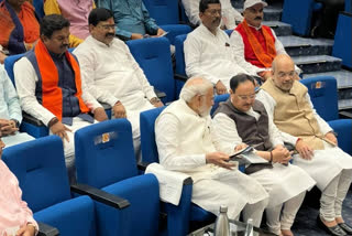 Delhi: BJP Parliamentary party meeting commences at Ambedkar International Centre