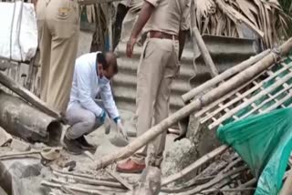 forensic team has arrived to investigate the bomb blast in Basanti