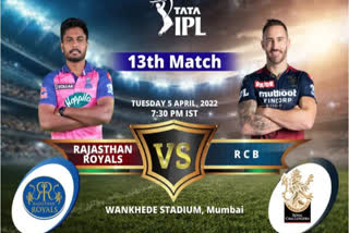 IPL 2022, 13th Match Today will be an exciting match between RCB and RR