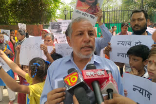 NGO workers protest in Delhi