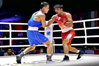 Thailand Open  Boxer Sumit  Boxer Sumit enters semi-finals  थाईलैंड ओपन  सुमित थाईलैंड ओपन के सेमीफाइनल में  भारतीय मुक्केबाज सुमित  थाईलैंड ओपन इंटरनेशनल बॉक्सिंग टूर्नामेंट 2022  Indian boxer Sumit  Thailand Open International Boxing Tournament 2022