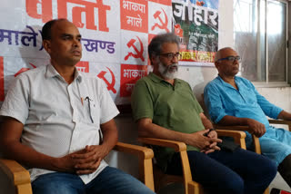 CPI ML General Secretary Dipankar Bhattacharya press conference in Ranchi