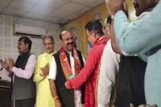 former-pdp-leader surinder chowdery -joins-bjp in jammu