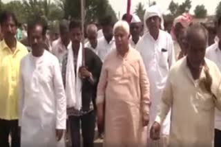 HK Patil's mother funeral was took place in hulakoti village