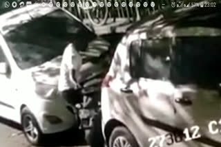 Bike theft parked outside house in Khyala incident caught in CCTV camera