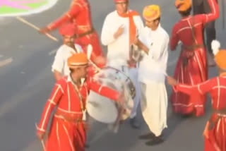 Folk dancers celebrate Ganguar festival with gaiety in Jaipur