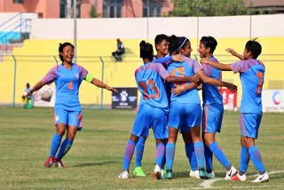 India beat Egypt  Indian women football team  football Match  Sports News  भारतीय महिला फुटबॉल टीम  भारतीय महिला फुटबॉल टीम  प्रिंस मोहम्मद स्टेडियम