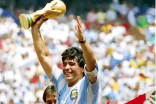 Diego Maradona shirt  Maradona's 'Hand of God' shirt  Maradona shirt for sale  Diego Maradona news  ദൈവത്തിന്‍റെ കയ്യൊപ്പ് പതിഞ്ഞ ഗോള്‍  മറഡോണയിട്ട ടീഷര്‍ട്ട് ലേലത്തിന്  മറഡോണയുടെ ടീഷര്‍ട്ട് വില്‍പ്പനക്ക്