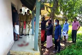 blood stain found in govt office  idukki govt office blood stain  ഇടുക്കി സര്‍ക്കാര്‍ ഓഫിസ് വരാന്ത രക്തക്കറ  മുണ്ടിയെരുമ രജിസ്റ്റര്‍ ഓഫിസ് രക്തക്കറ  ഓഫിസ് വരാന്ത രക്തം തളം കെട്ടിക്കിടക്കുന്നു